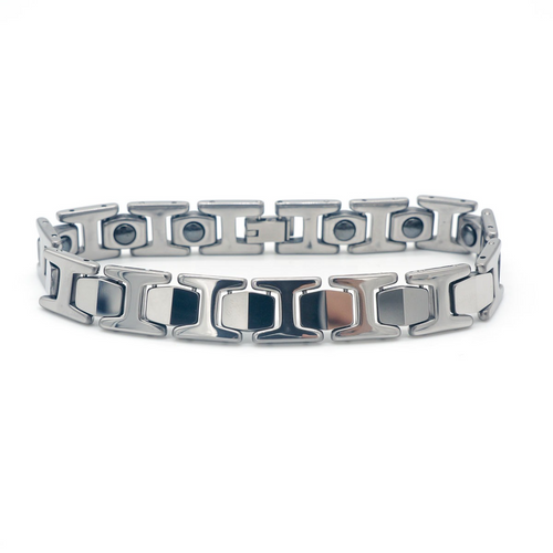 NEW - 11mm H Link Tungsten Carbide Bracelet