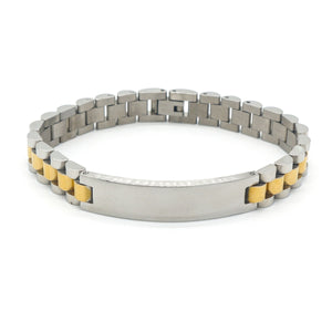 NEW - Stainless Steel ID Bracelet