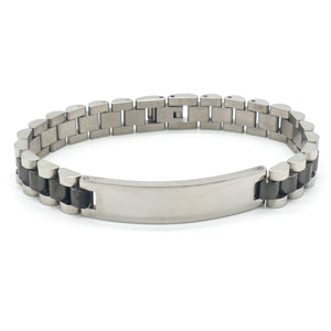 NEW - Stainless Steel ID Bracelet