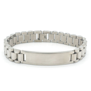 NEW - Stainless Steel ID Bracelet 12mm