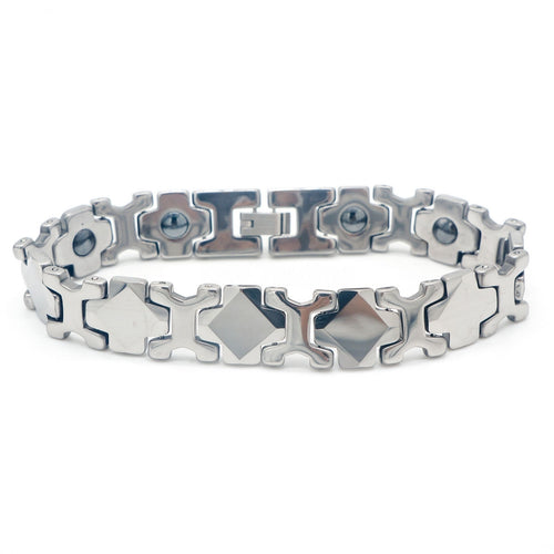 NEW - 13mm Cross Link Tungsten Carbide Bracelet