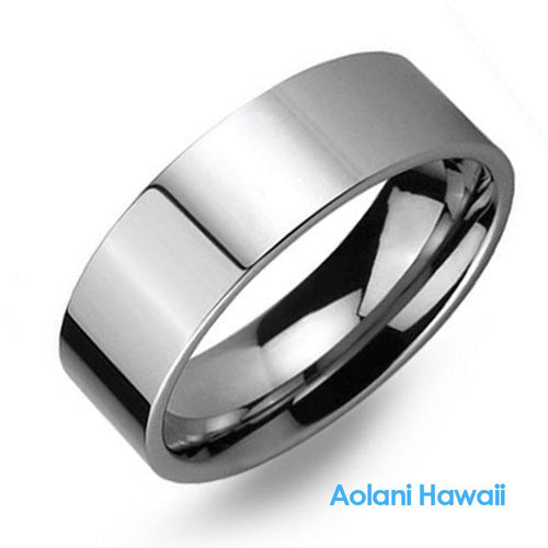 Tungsten Ring with High Polished Mirror Finish (8mm width)