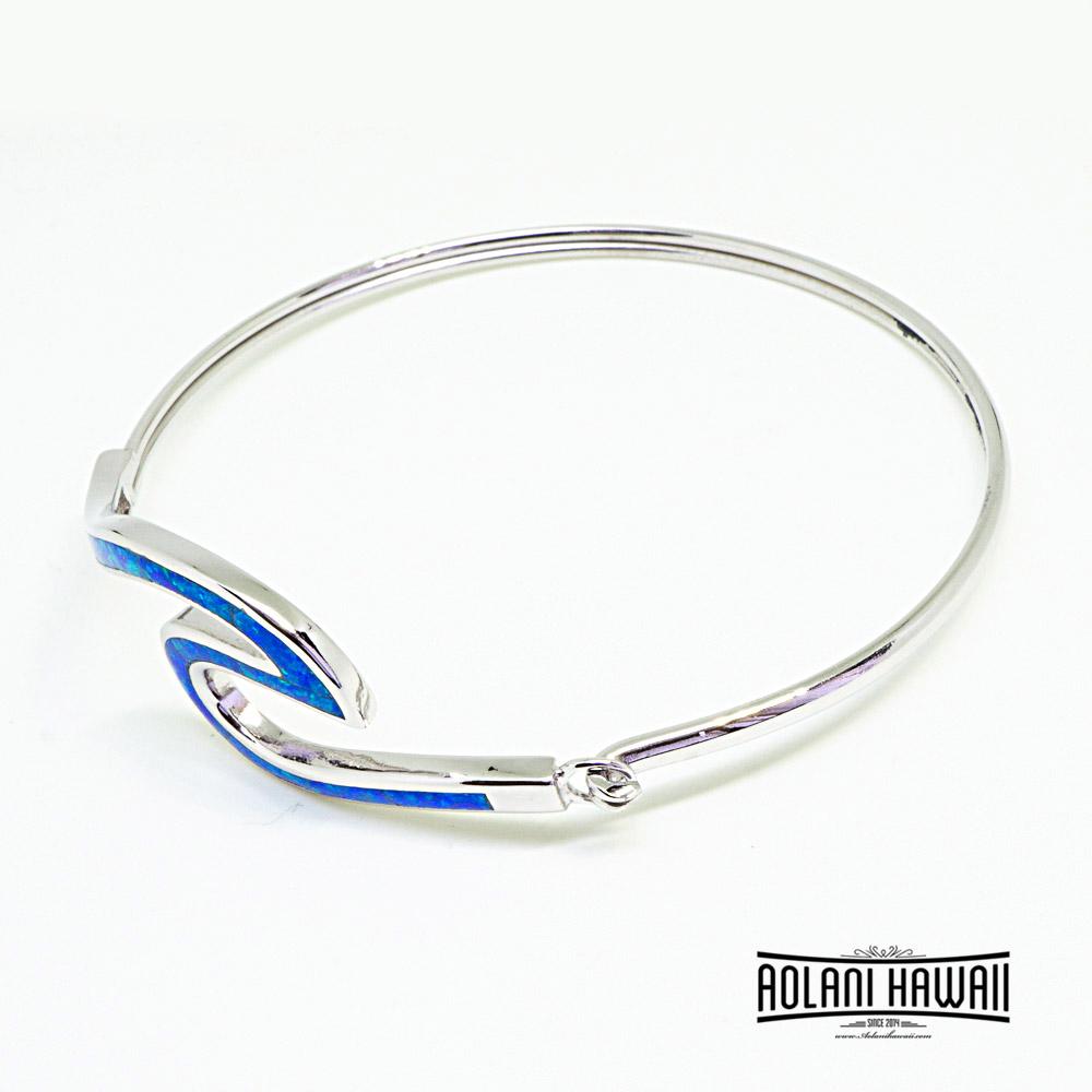 Nalu (Wave) Bracelet in Sterling Silver – Maui Divers Jewelry